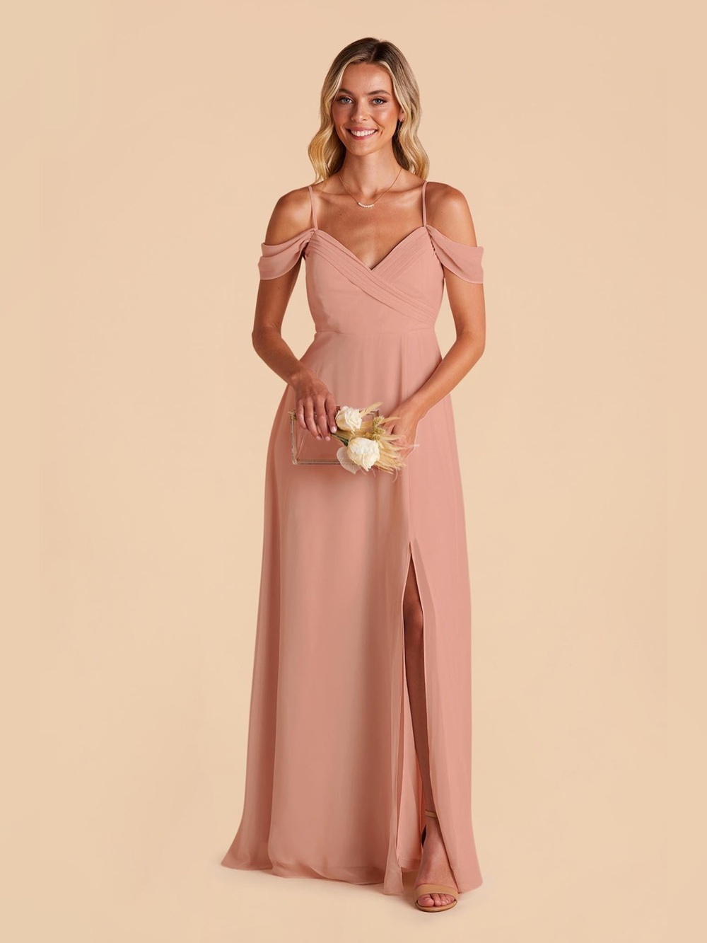 Birdy Grey Strapless Blush Dress